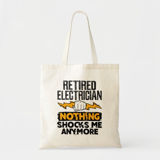 De bejaarde elektricien laat me niets meer schrikk tote bag (Voorkant)