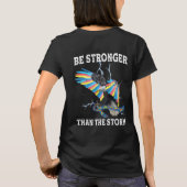De bekendheid van autisme Eagle is sterker dan het T-shirt (Achterkant)