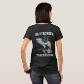 De bekendheid van autisme Eagle is sterker dan het T-shirt (Achterkant volledig)