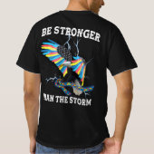 De bekendheid van autisme Eagle is sterker dan het T-shirt (Achterkant)