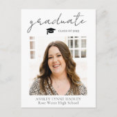 De Bekendmaking van het Manuscript van het Afstude Aankondigingskaart (Voorkant)