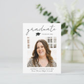 De Bekendmaking van het Manuscript van het Afstude Aankondigingskaart (Staand voorkant)