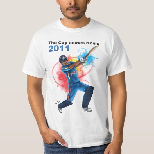 De beker komt naar huis - cricket t-shirt (Voorkant)