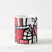 De beker van een barista koffiemok (Center)