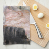 De Beker van Tea door Mary Cassatt Theedoek (Quarter Fold)