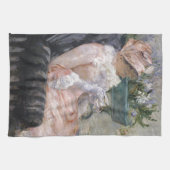 De Beker van Tea door Mary Cassatt Theedoek (Horizontaal)