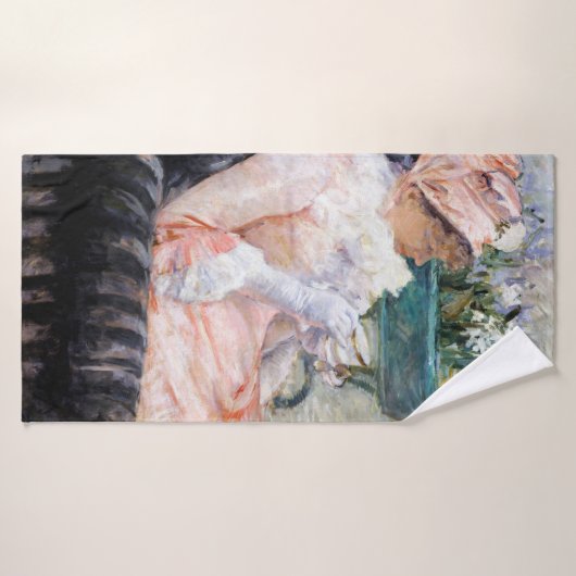 De Beker van Tea, Mary Cassatt Badhanddoek (Badhanddoek)