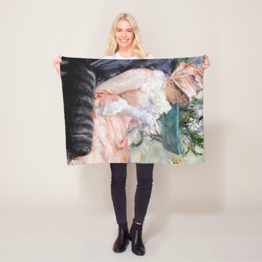 De Beker van Tea, Mary Cassatt Fleece Deken (In situ)