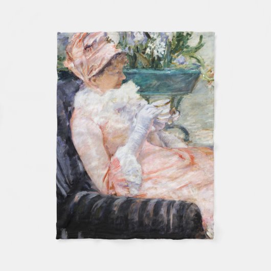 De Beker van Tea, Mary Cassatt Fleece Deken (Voorkant)