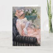De Beker van Tea | Mary Cassatt Kaart (Voorkant)