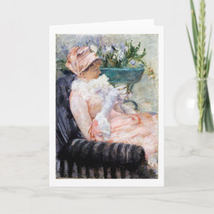 De Beker van Tea, Mary Cassatt Kaart