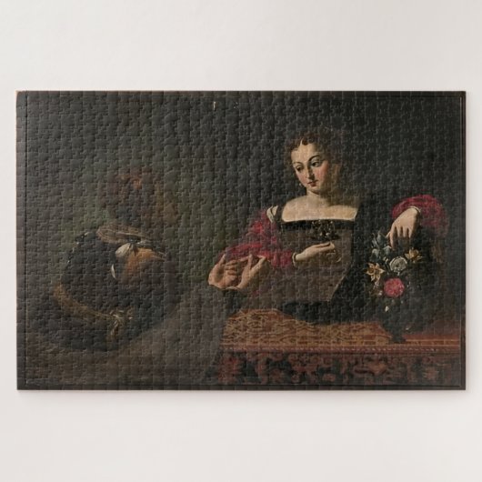 De bekering van Maria Magdalena - Caravaggio Legpuzzel (Horizontaal)