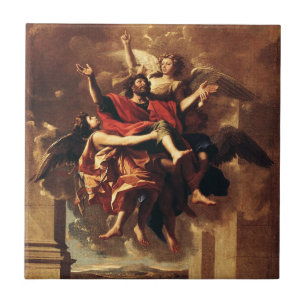 De Bekering van Sint-Paulus Fijn Kunst Tegeltje