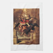 De Bekering van Sint-Paulus Fijn Kunst Theedoek (Verticaal)