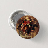 De Bekering Van Sint-Paulus Fijne Kunst Ronde Button 3,2 Cm (Voorkant /achterkant)