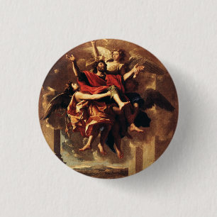 De Bekering Van Sint-Paulus Fijne Kunst Ronde Button 3,2 Cm