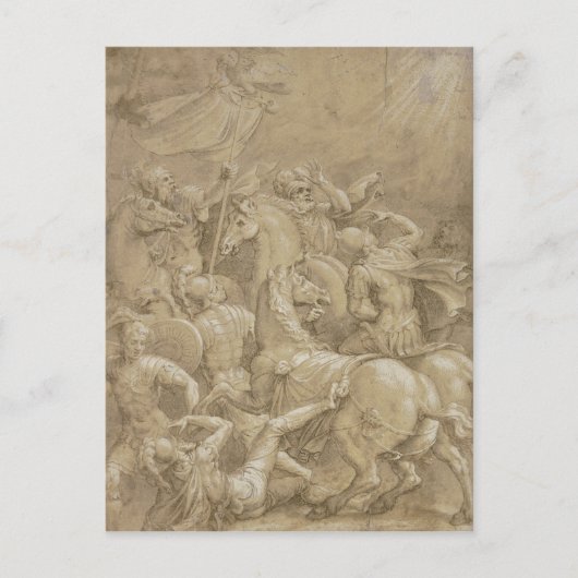 De Bekering van Sint-Paulus Kunst Briefkaart (Voorkant)