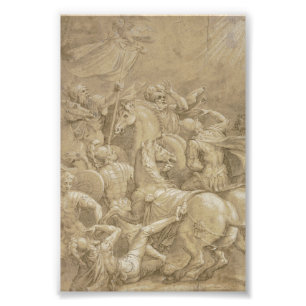 De Bekering van Sint-Paulus Kunst Foto Afdruk