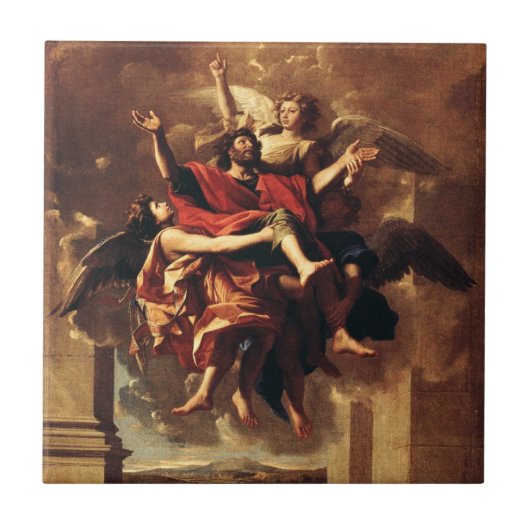 De bekering van Sint Paulus Tegeltje (Voorkant)