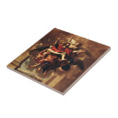 De bekering van Sint Paulus Tegeltje (Zijkant)