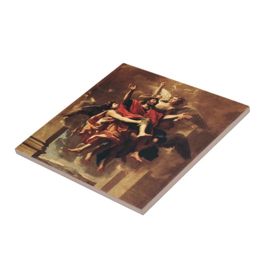 De bekering van Sint Paulus Tegeltje (Zijkant)