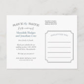 De Bekleding van de Foto van het Lijst van de lega Aankondigingskaart (Achterkant)