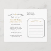 De Bekleding van de Foto van het Lijst van de lega Aankondigingskaart (Achterkant)