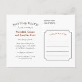 De Bekleding van de Foto van het Lijst van de lega Aankondigingskaart (Achterkant)