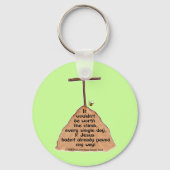 De beklimming waard sleutelhanger (Voorkant)