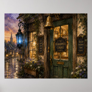 De Bel Boven de Deur, Bord RH-WC-003 Poster