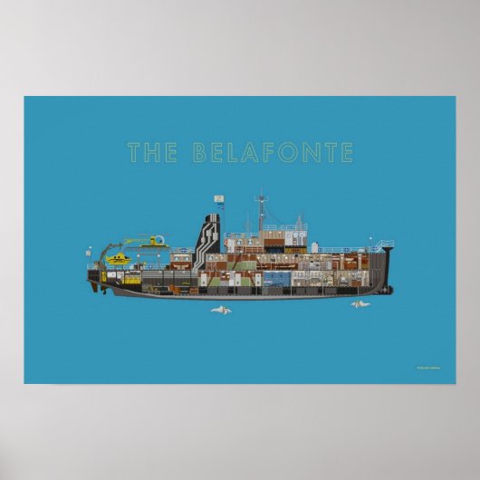 De Belafonte The Life Aquatic Poster (Voorkant)