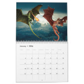 De belangrijkste draak elk jaar Fantastische agend Kalender (Jan 2026)