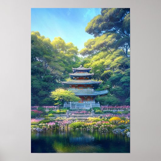 De belangrijkste Japanse tempel Poster (Voorkant)