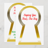 De belangrijkste kerst Kaart (Voorkant / Achterkant)