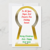 De belangrijkste kerst Kaart (Achterkant)