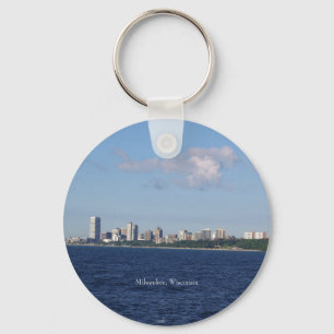 De belangrijkste keten van Milwaukee Skyline Sleutelhanger