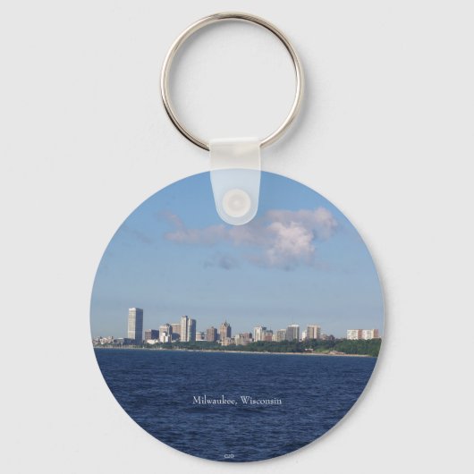 De belangrijkste keten van Milwaukee Skyline Sleutelhanger (Voorkant)