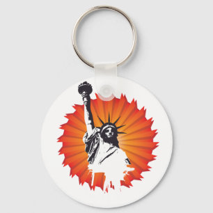 De belangrijkste ketens van New York Sleutelhanger