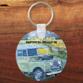 De belangrijkste Ring van de Button met Motto Sleutelhanger (Voorkant)