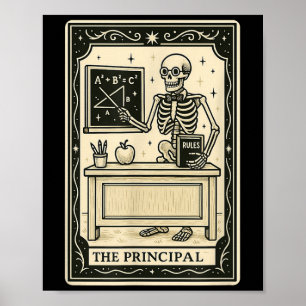 De belangrijkste Tarot Kaart - Halloween Soky Goth Poster