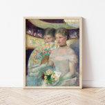 De belasting | Mary Cassatt Poster<br><div class="desc">The Loge (1882) door de Amerikaanse impressionist Mary Cassatt. Origineel kunstwerk is een oliesschilderij op doek dat twee elegante jonge vrouwen in het theater toont. Gebruik de ontwerphulpmiddelen om douanetekst toe te voegen of het afbeelding te personaliseren.</div>