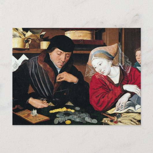 De belastingontvanger briefkaart (Voorkant)