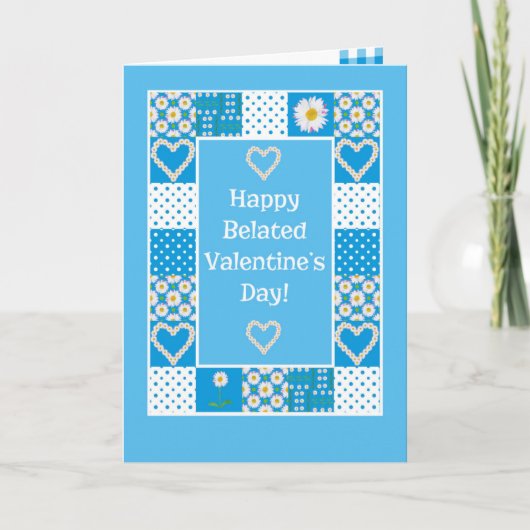 De Belated Valentine's Kaart van Daisy Chains (Voorkant)