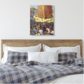 De belegering van Jeruzalem door Nebuchadnezzar Canvas Afdruk (Insitu (Slaapkamer))