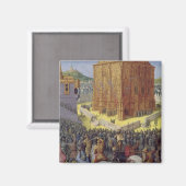 De belegering van Jeruzalem door Nebuchadnezzar Magneet (Voorkant / Achterkant)