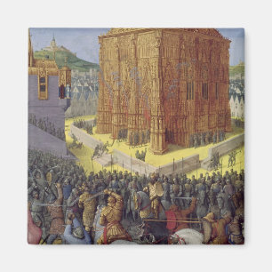 De belegering van Jeruzalem door Nebuchadnezzar Magneet