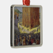 De belegering van Jeruzalem door Nebuchadnezzar Metalen Ornament (Rechts)