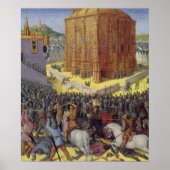 De belegering van Jeruzalem door Nebuchadnezzar Poster (Voorkant)