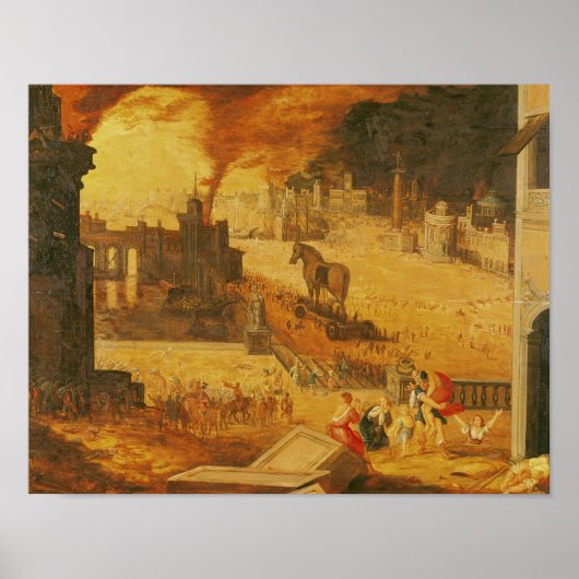 De belegering van Troy Poster (Voorkant)