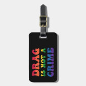 De belemmering is geen crimineel Bagagelabel (Voorkant verticaal)